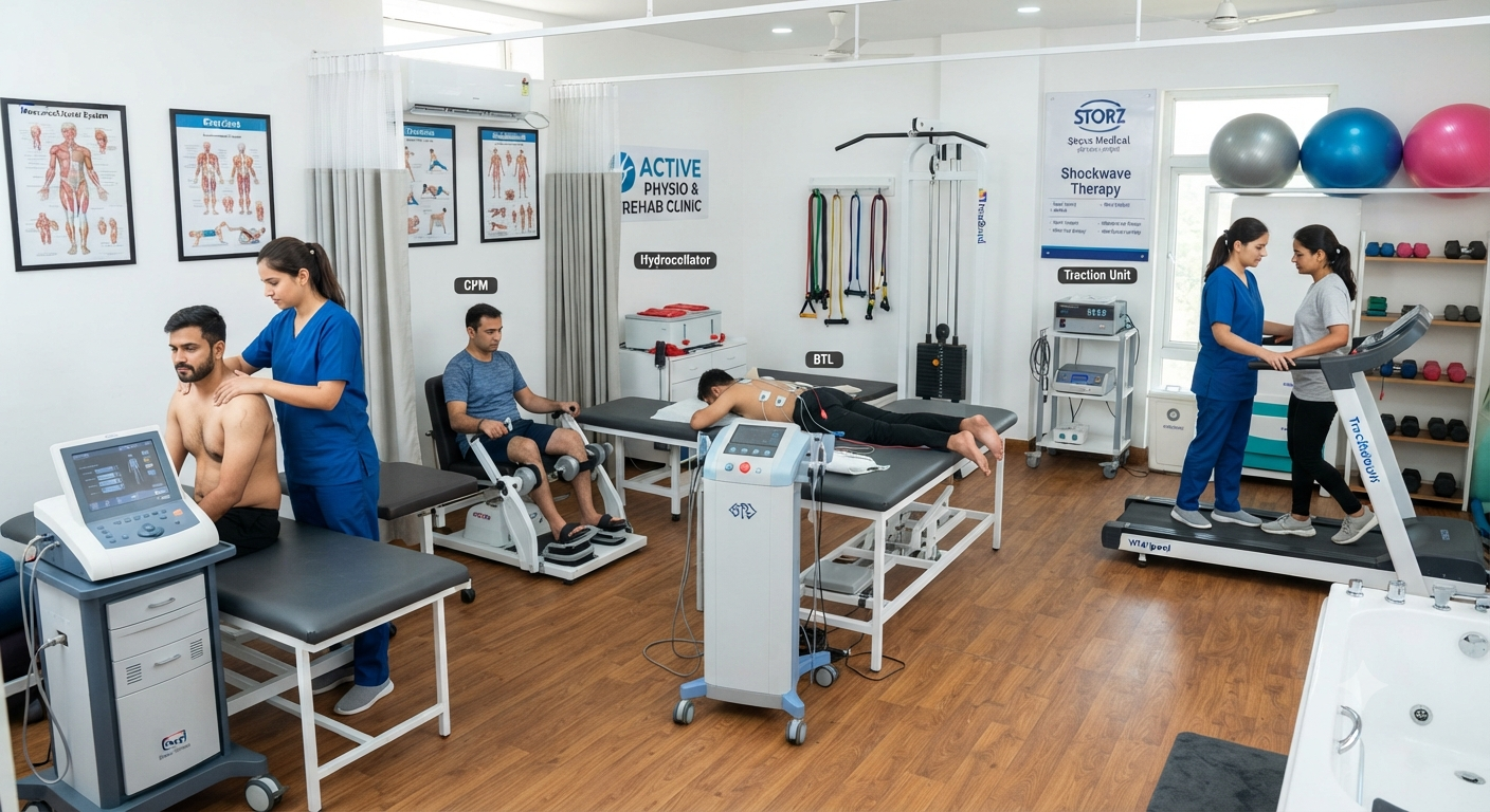 Physiotherapy Clinic Setup Equipment
